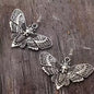 Death Moth Earrings