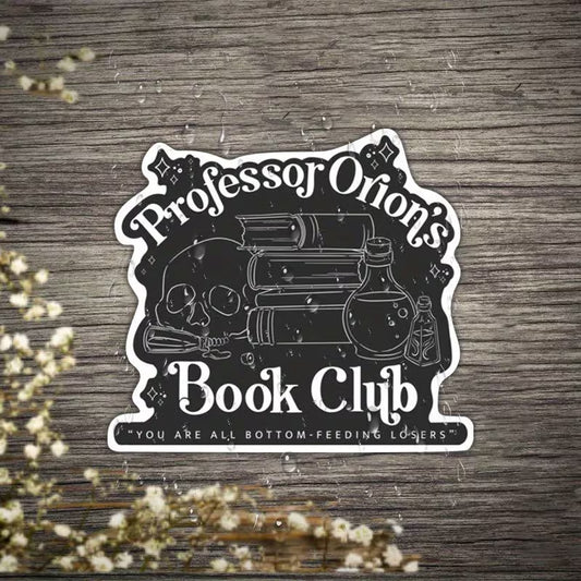 Professor Orion's Book Club Sticker