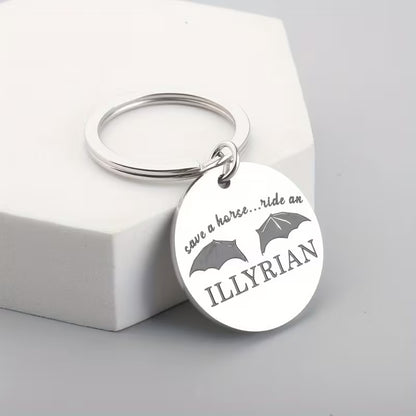 Ride an Illyrian Keychain
