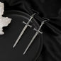 Silver Sword Earrings
