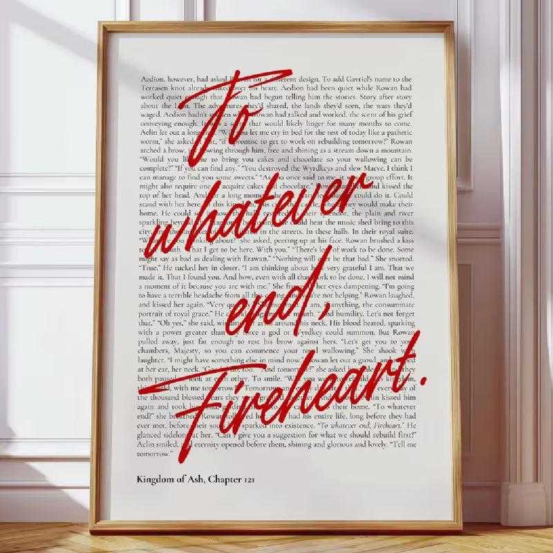 To Whatever End, Fireheart Canvas Art